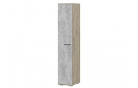 Шкаф Вальс 400 дуб крафт серый / бетонный камень