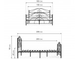 Морика 180х200 черная распродажа