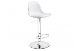 Стул Soft white / chrome