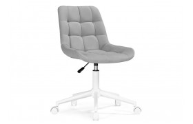 Офисное кресло Честер светло-серый / белый
