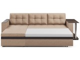 Атланта Beige рогожка+экокожа со столом распродажа