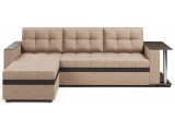 Атланта Beige рогожка+экокожа со столом недорого